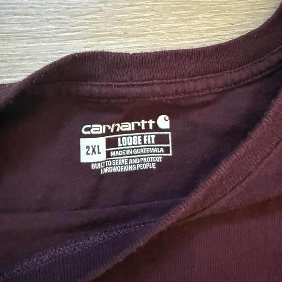 Carhartt‎ Loose Fit Long Sleeve T-Shirt Men's Size 2XL - Picture 2 of 6